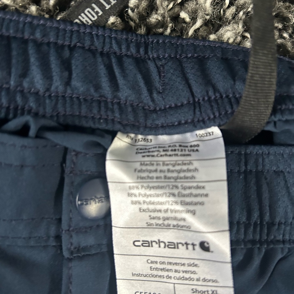 NWT Carhartt Force Modern Fit Twill Straight Leg Scrub Pants - Men's XL Short - Picture 3 of 8